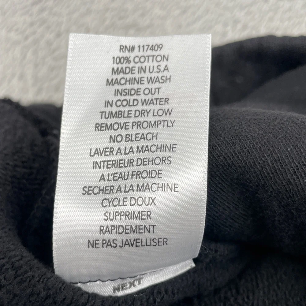 NEW Frank & Eileen XS‎ 100% Cotton Tee Lab Black Jogger Sweatpants 117409